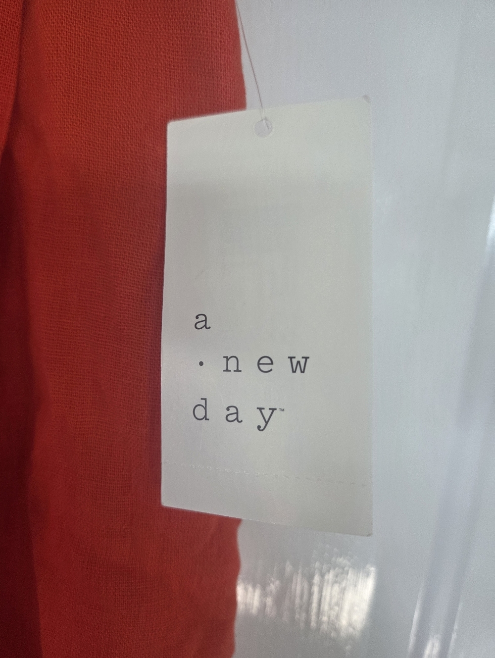 A New Day nwt Orange Women's Midi Skirt -XS - Picture 2 of 6